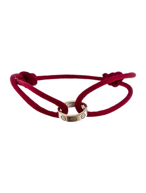 cartier love bracelet with string.